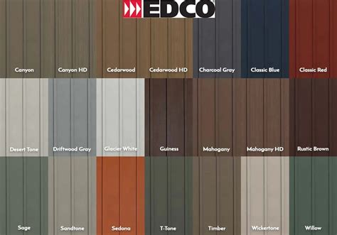 colored metal siding on.houses|emco steel siding color chart.